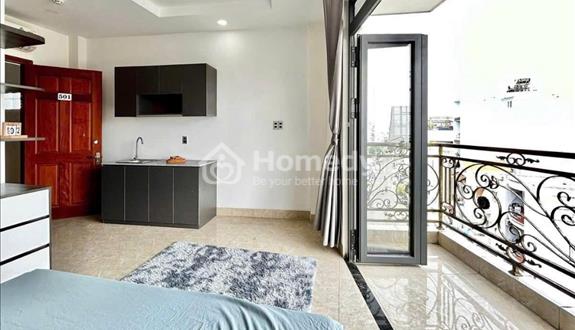 Cho thuê studio ban công siêu rộng thoáng, gần chợ bà chiểu, ĐH Văn Lang, tiện di chuyển Q1 - PN - Ảnh 1