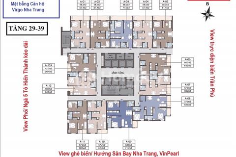Chủ nhà cần bán nhanh căn hộ Virgo Nha Trang, Khánh Hòa, 1 phòng ngủ