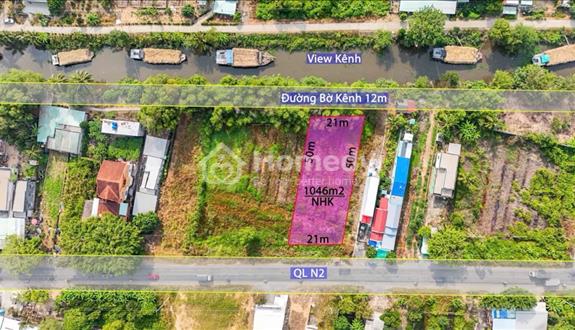 Đất 2 Mặt Tiền QLN2 1064m2(21x50) View Sông, - Ảnh 1