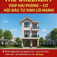 Nhà phố – Shophouse The Greenery VSIP Hải Phòng giá rẻ – Cơ hội đầu tư sinh lời mạnh!