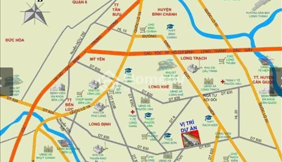 Đât thổ cư cần đước long an, 4.5x20 ngay vành đai 4, giá 1,5 tỷ - Ảnh 1