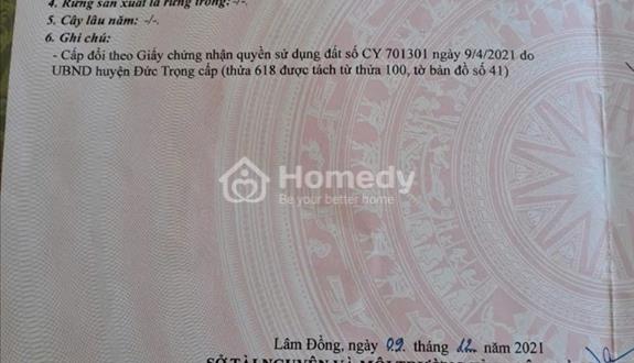 Bán đất thổ cư giá rẻ khu dân cư, vùng ven Đà Lạt tại xã Đức Trọng, Lâm Đồng. Gần sân bay. - Ảnh 1