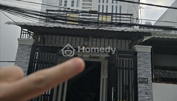 Nhà BTCT, 4x14m, 1 trệt 1 lầu, DTSD 110m2 gần chợ Hiệp Thành, KCN Tân Thới Hiệp quận 12 - Ảnh 1