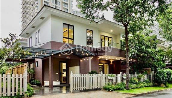 Cho thuê biệt thự đơn lập sân vườn cách Global City 500m. - Ảnh 1