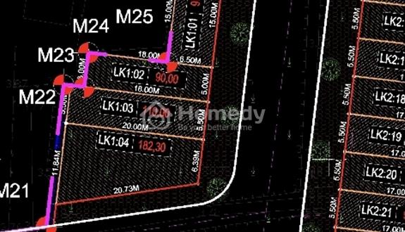 Siêu rẻ bán lô 110m2 mặt tiền 5,5m thuộc đại đô thị Đông Sơn TP Thanh Hóa đường 20,5m giá 1,6x tỷ - Ảnh 1