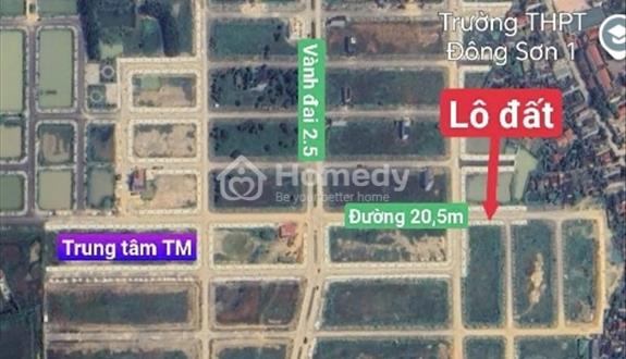 Siêu rẻ lô liền kề 112m2 mặt tiền 5,5m đại đô thị Đông Sơn TP Thanh Hóa đường 20,5m giá chỉ 1,7x tỷ - Ảnh 1