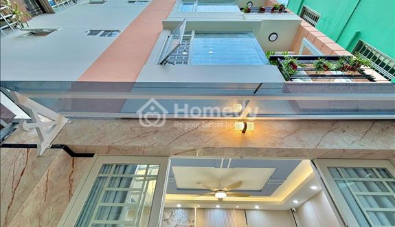 Siêu phẩm 4 tầng 5PN, đẹp vô ở ngay, 45,4m2 đấy, 3,8*12m, 158,6m2 sàn. 3 mạte toáng mát - Ảnh 1
