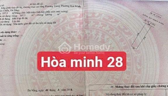 🔴💥bán đất đường hòa minh 28 - khu b phương trang - Ảnh 1