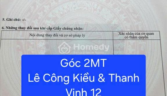💥lô góc 2 mặt tiền lê công kiều – thanh vinh 12, vị trí đẹp đầu tư sinh lời - Ảnh 1