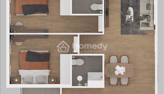 Căn góc 2PN 68m² – Rộng rãi, 2 mặt thoáng, đáng sống nhất dự án - Ảnh 1