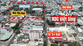 Bán Lô Đất Ngang 10m Mặt Tiền Kinh Doanh Vsip1. - Giáp Đường 22/12 - Ảnh 2