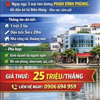 CHO THUÊ nhà nguyên căn mặt tiền chính Biên Hoà