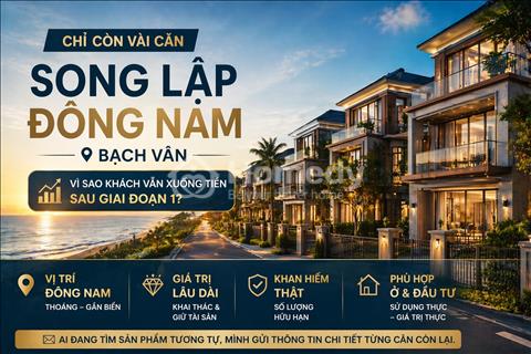 Chỉ còn vài căn song lập Đông Nam Bạch Vân – vì sao khách vẫn xuống tiền sau giai đoạn 1?