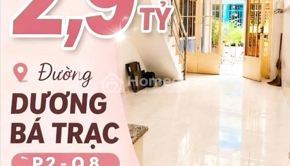 Bán nhà 1 trệt 1 lầu chỉ 2,9 tỷ hẻm 290a// Dương Bá Trạc, P1, Q8 - Ảnh 1