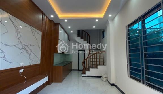 Nhà xã đại thanh 37 m2 x 5 tầng  lô góc giá 4,9 tỷ - Ảnh 1