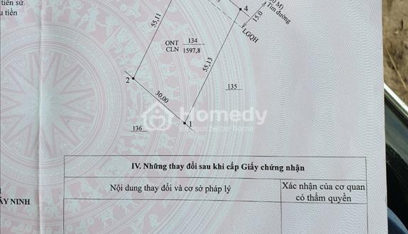 Cần tiền bán gấp giảm sâu lô đất 30m mặt tiền đường nhựa. - Ảnh 1