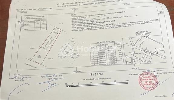 Nhà mặt phố tại đường bạch mai, thị trấn long điền, bà rịa vũng tàu  - Ảnh 1
