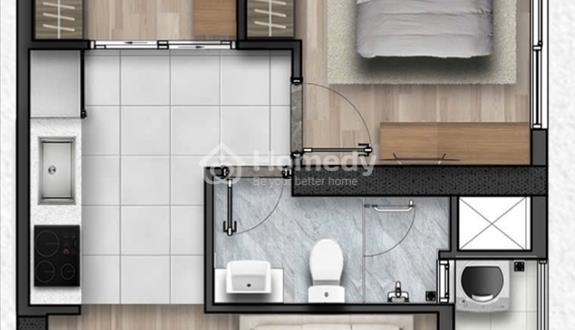 Giá tốt bán nhanh căn 1PN+ tầng cao Căn Hộ FPT3 - Ảnh 1