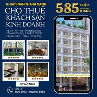 Cho thuê toà nhà khách sạn Thanh Danh 104-106-108-110 Châu Văn Liêm, Quận 5.