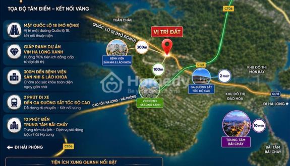 Đất mặt tiền quốc lộ 18, sát Vin Hạ Long Xanh, gần chợ, cách bệnh viện Nhi Quảng Ninh 300m - Ảnh 1