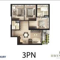 Bán nhanh căn 3 ngủ, Haven park , 79m2 sử dụng - Giá 5 tỷ 5xx bao sổ