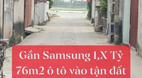 Cần bán lô đất ngõ ô tô 76,6m2 gần Samsung Bắc Ninh, tài chính dễ mua dễ bán - Ảnh 3