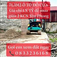 Cần bán lô đất Yên Trung nằm giữa 2 kcn lớn ở Bắc Ninh, đường ô tô chạy thông ngõ
