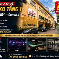 Cho thuê MBKD tầng 1- 300m2 thông sàn | Đống Đa 