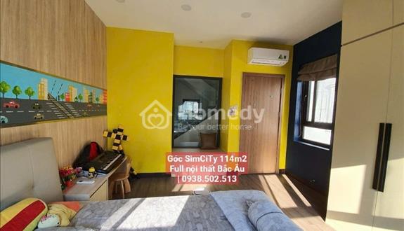 💎 (16tr) Nhà 3 tầng SimCity Full nội thất Bắc Âu | 114m2 căn góc, có sân thượng - Ảnh 1