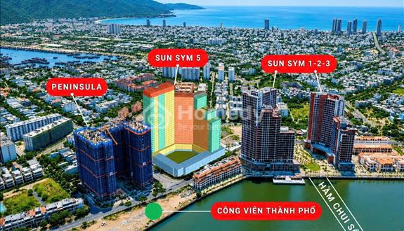 Căn góc CĐT 93.3m2 Peninsula Đà Nẵng view Sông Hàn, Pháo Hoa,  CK 18% - Trả trước 30% vẫn nhận CK  - Ảnh 1