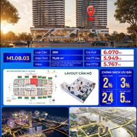 Cực đẹp.Căn2PN-M1.03.03 The Meridian sông Hàn Đà Nẵng-View Trực diện Downtown 69 Tầng,Pháo Hoa DIFF