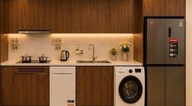 Căn hộ cao cấp full nội thất - có máy giặt sấy riêng - ngay gần hồ tây & lotte liễu giai - Ảnh 2