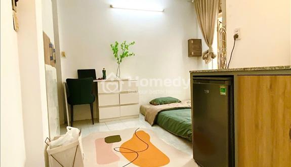 Studio 30m2- lầu 1- bancol lớn nuôi PET vô tư- full nội thất- tắm nc nóng- giặt sấy elex- 6tr/th - Ảnh 1