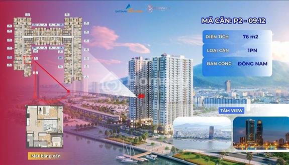 Căn 2 Phòng Ngủ Peninsula Đà Nẵng view Pháo hoa - Sông Hàn - Nội Khu  Chiết khấu 18%  - Ảnh 1
