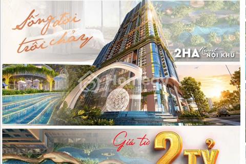Thành Phố Nước Thủy Liệu Đầu Tiên Tại Việt Nam - Căn 2Pn chỉ 2 tỷ thanh toán 15% đến khi nhận nhà