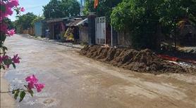 Mặt tiền đường Phong Nam Hòa Châu Đà Nẵng. Đường 7.5m .Đang thi công nâng lên 10.5m - Ảnh 4