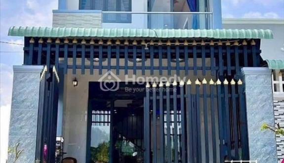 Nhà 1 lầu 85,4m2 Sổ Hồng Riêng gần Chợ Hưng Long Bình Chánh - Ảnh 1