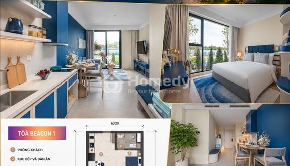 Blanca City – Beacon E1 | Căn hộ 1PN+ tầng trung | 53,3m². - Ảnh 1