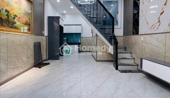 nhà 1 lầu có  4x8 ở chợ cầu nguyễn văn quá quận 12 - Ảnh 1