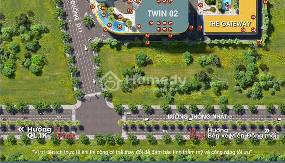 Căn hộ 2PN 2WC trung tâm Dĩ An – Sống tiện nghi tại Bcons Center City - Ảnh 1