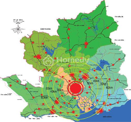 Bản đồ quy hoạch thành phố Hồ Chí Minh
