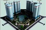 Tổng thể dự án được thiết kế bao quanh hồ và các khu nhà liền kề, biệt thự tạo nên cảnh quan kiến trúc đẹp mắt và môi trường sống trong lành.