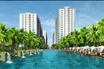 Khuôn viên cây xanh kết hợp lối kiến trúc độc đáo, mang dấu ấn riêng cho dự án.