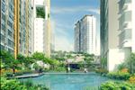 Điểm nhấn của cảnh quan Khu phức hợp La Casa là thác nước chảy dài 8 tầng khối Podium nổi xuống hồ cảnh quan, giúp những khối nhà hiện đại hòa hợp hơn với thiên nhiên.