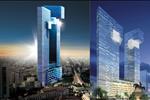 Với các khối mặt kính bao quanh, dự án The One Ho Chi Minh lấp lánh ánh đèn được nhận biết dễ dàng từ khắp các hướng của thành phố.