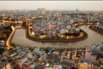An Phú Plaza về đêm tỏa sáng lung linh giữa lòng thành phố năng động.