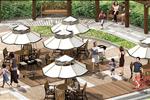 Hyundai Hillstate có hệ thống quán cafe ngoài trời, là không gian thư giãn, tụ họp cũng như sum vầy gia đình sau những giờ làm việc căng thẳng.