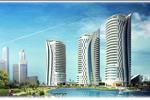 Ba tòa tháp của khu căn hộ tựa như những cánh buồm trắng nổi bật giữa màu xanh của sông nước, cây cỏ, tạo cảm giác nhẹ bẫng. Các đường cong lượn theo chiều cao của khối tháp ẩn chứa vẻ đẹp quyến rũ, buộc người ta phải ấn tượng và chú ý ngay từ cái nhìn đầu tiên. 