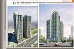 Điểm nhấn không gian khu đô thị mới Vân Canh là cụm chung cư cao 33 tầng nằm tại cửa ngõ giáp đường Lê Trọng Tấn kéo dài và điểm nút giao thông cắt giữa đường 30 m trung tâm với đường khu vực rộng 17,5 m tại trung điểm của khu đô thị mới.