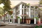 Khu liền kề hạng sang với diện tích đa dạng từ 70 m2 đến 90 m2 được thiết kế theo từng nhóm kiến trúc 8 căn nhà nhằm tránh sự đơn điệu của hiệu ứng nhà ống và góp phần tạo nên cảnh quan sinh động cho toàn ngôi làng.